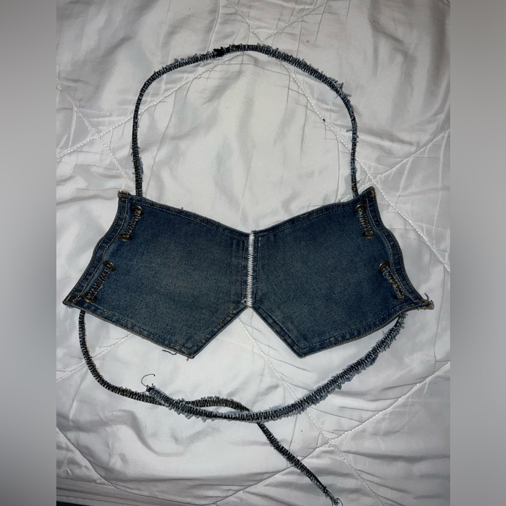 Jean pocket top